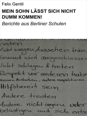 cover image of MEIN SOHN LÄSST SICH NICHT DUMM KOMMEN!